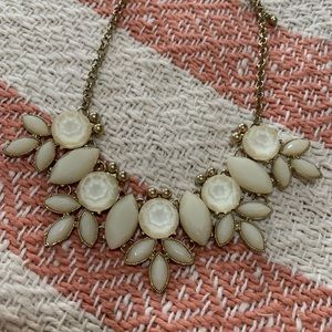Francesca's Collections Jewelry - Cream stone and gold necklace Francesca's Collections Jewelry - Cream stone and gold necklace